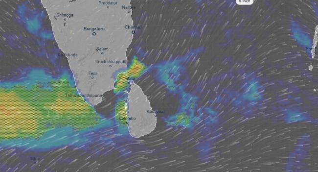 Showers and Strong Winds Expected Across Sri Lanka